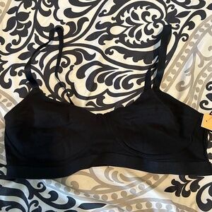 L Colsie Black Unlined Stretch Bra